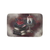 Hexerei | Spellbook-Gräber und Schädelkerze Badematte (Vorderseite)