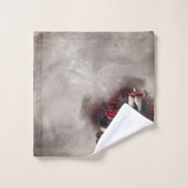 Hexerei | Spellbook-Gräber und Schädelkerze Badhandtuch Set (Waschlappen)