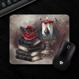 Hexerei | Spellbook-Gräber und Schädelkerze Mousepad