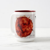 Hexerei-Tasse Zweifarbige Tasse (Vorderseite Links)