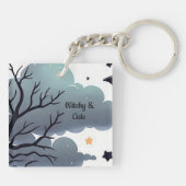 Hexerei und Niedlich (1) Acrylstoff-Schlüsselanhän Schlüsselanhänger (Rückseite)