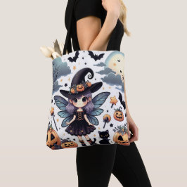 Hexerei und Niedlich (1) Volldruckausdruck Tasche