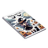 Hexerei und Niedliches Spiral Foto Notebook Notizblock (Rechte Seite)