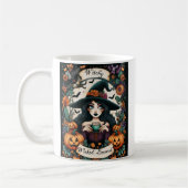 Hexerei, verdorben, gebrüht attraktive Halloween-H Kaffeetasse (Links)