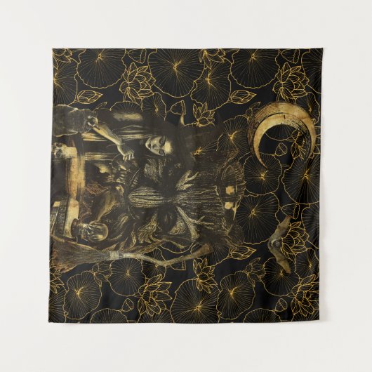 Hexerei wandteppich (Vorderseite (Horizontal))