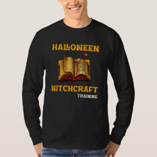 Hexerei Zauberbuch Hexe im Training T-Shirt