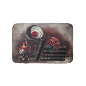 Hexerei | Zauberbücher und Kristallkugel Badematte (Vorderseite)