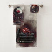 Hexerei | Zauberbücher und Kristallkugel Badhandtuch Set (Insitu)