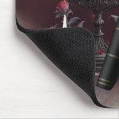 Hexerei | Zauberbücher und Kristallkugel Mousepad (Ecke)