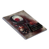 Hexerei | Zauberbücher und Kristallkugel Notizblock (Rechte Seite)