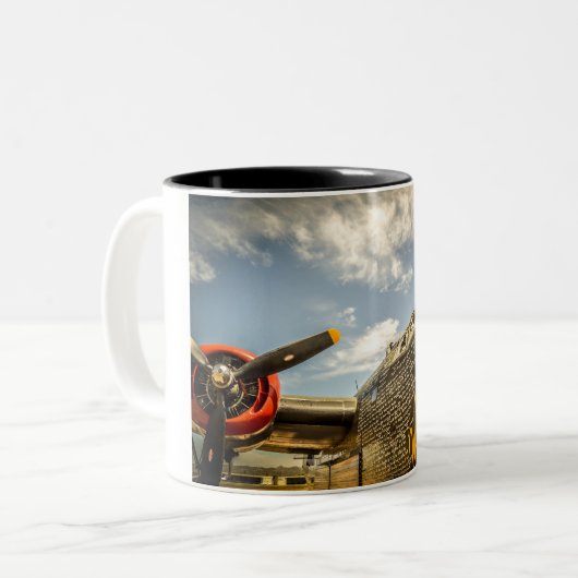 Hexerei Zweifarbige Tasse (Vorderseite Links)