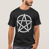 Hexereipentagram-Symbol heidnischer Wicca T - T-Shirt (Vorderseite)