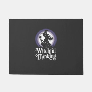 Hexerisches Denken Halloween Mädchen T-Shirt Fußmatte