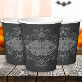 Hexe's Hex Mix Dark Gothic Banner Halloween Pappbecher