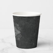 Hexe's Hex Mix Dark Gothic Banner Halloween Pappbecher (Rückseite)