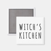 Hexe's Kitchen White Magic Kühlschrank Magnet (Vorderseite/Rückseite)