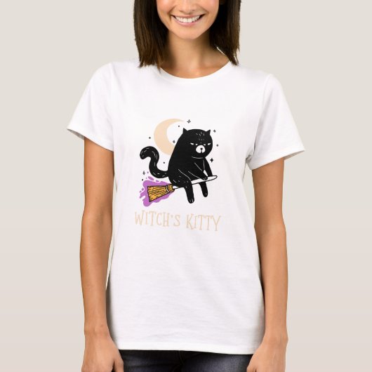 Hexe's Kitty T-Shirt (Vorderseite)