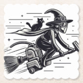 Hexe's Wickly Fast Halloween Escape! Untersetzer (Vorderseite)