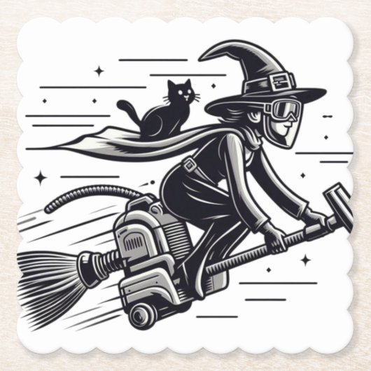 Hexe's Wickly Fast Halloween Escape! Untersetzer (Vorderseite)