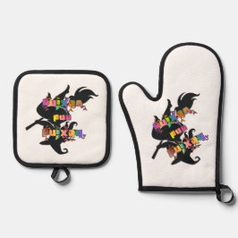 HEXING AND VEXING for the Plus Size Pagan Ofenhandschuh & Topflappen-Set