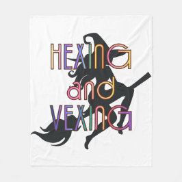 HEXING AND VEXING Witchcore Design Fleecedecke