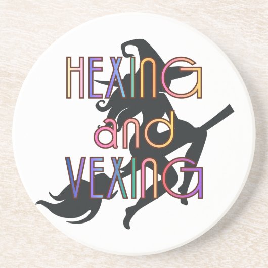 HEXING AND VEXING Witchcore Design Getränkeuntersetzer (Vorne)