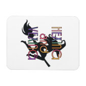 HEXING AND VEXING Witchcore Design Magnet (Horizontal)