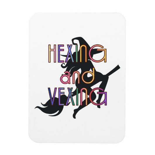 HEXING AND VEXING Witchcore Design Magnet (Vertikal)