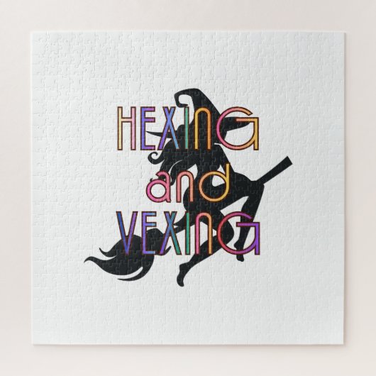 HEXING AND VEXING Witchcore Design Puzzle (Vertikal)