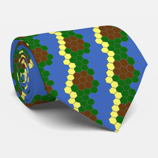 Hexmap Krawatte (Gerollt)