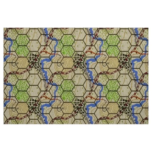 Hexmap Stoff (Fat Quarter (45,7 x 55,9 cm))