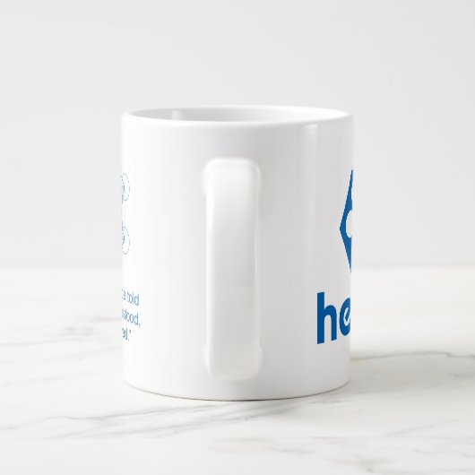 Hexnet Wahrheits-Tunnel-bohrwagenTasse Jumbo-Tasse (Rückseite)