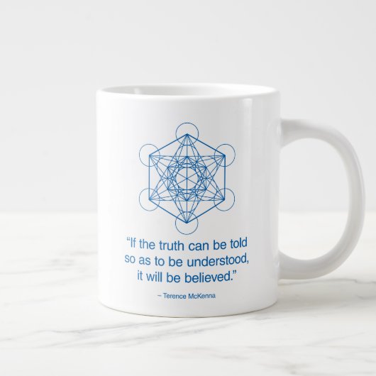 Hexnet Wahrheits-Tunnel-bohrwagenTasse Jumbo-Tasse (Rechts)