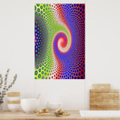 Hexomb Spiral Poster (Küche)