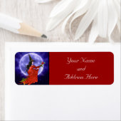 Hexs Moon Fantasy Art Return Address Label (Insitu)