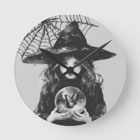 Hexuhr Runde Wanduhr (Vorderseite)