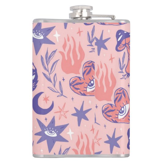 Hexy Elements Flachmann (Rückseite)