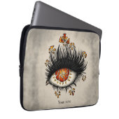Hexy Eye Gothic Horror Art Laptopschutzhülle (Vorne Rechts)