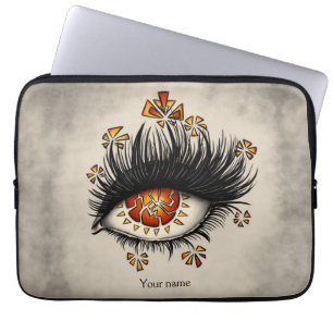Hexy Eye Gothic Horror Art Laptopschutzhülle