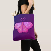 Hexy Moth Butterfly Lila Magical Insect Tasche (Von Nahem)