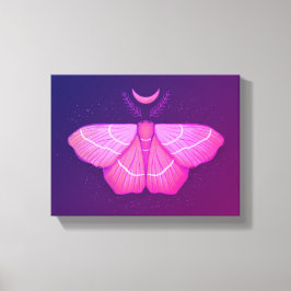 Hexy Moth Lila Magical Insecke Cotattcore Leinwanddruck