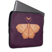 Hexy Moth Lila Magical Insect Laptopschutzhülle (Vorne Rechts)