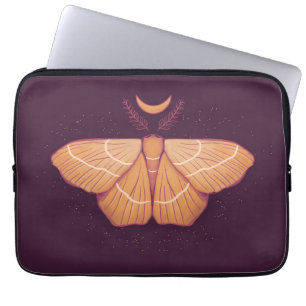 Hexy Moth Lila Magical Insect Laptopschutzhülle