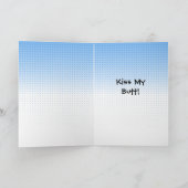 Hey, 2020, Kiss meinen Hintern Funny New Year's Karte (Innenseite)