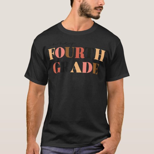 Hey, 4. Klasse T-Shirt (Vorderseite)