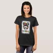 Hey, 4th Grade Girl Vierter Gefärbte Krawatte Mess T-Shirt (Vorne ganz)