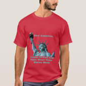Hey America (Lady Liberty) - Ein MisterP-Shirt T-Shirt (Vorderseite)