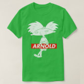 Hey Arnold in Red Box Arnold Posing mit Armkreuzen T-Shirt (Design vorne)