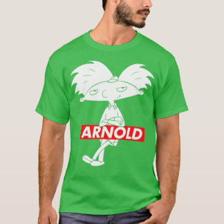 Hey Arnold in Red Box Arnold Posing mit Armkreuzen T-Shirt