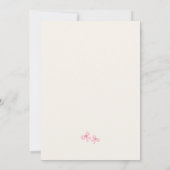 Hey Babe Galentines Party Wine Cake Einladung (Rückseite)